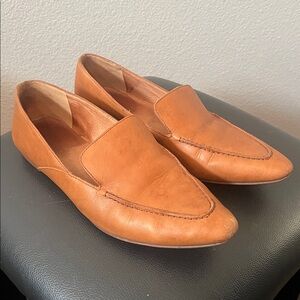 Madewell Frances Tan Leather Loafers